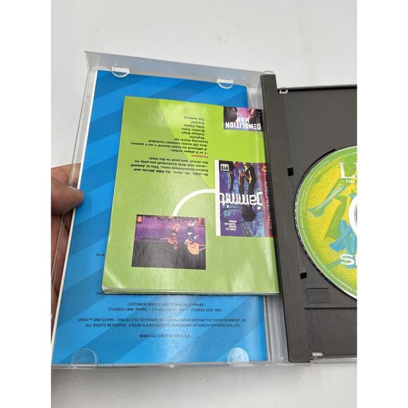 Links The Challenge Of Golf Sega CD Complete In Box With Manual & Poster - Picture 5 of 8